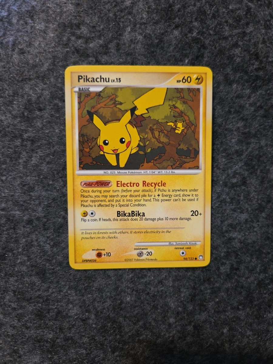 Pikachu LV.15 94/123 【英語版】 Pikachu Pokémon TCG Mysterious Treasures Individual Collectible