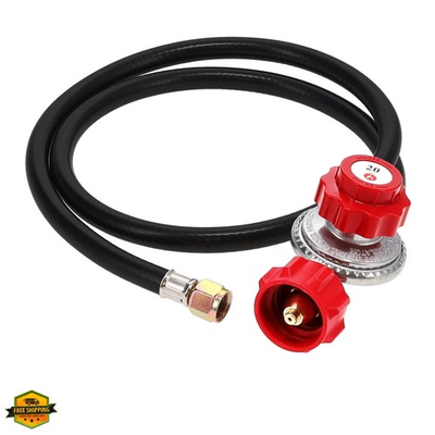 #ad 2109 RED 4 ft High Pressure 0 20 PSI Adjustable Regulator with Red QCC 1 Type... $22.75