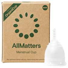 AllMatters OrganiCup Menstrual Cup Mini - Eco-Friendly Reusable Period Product