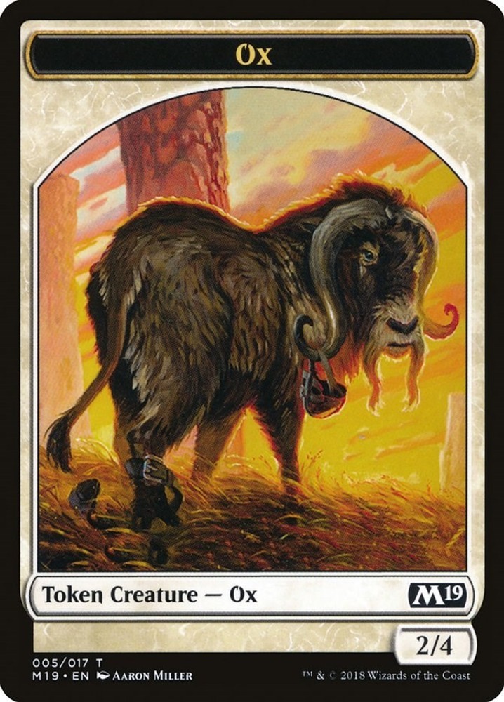 Ox Token Core Set 2019 [5] NM