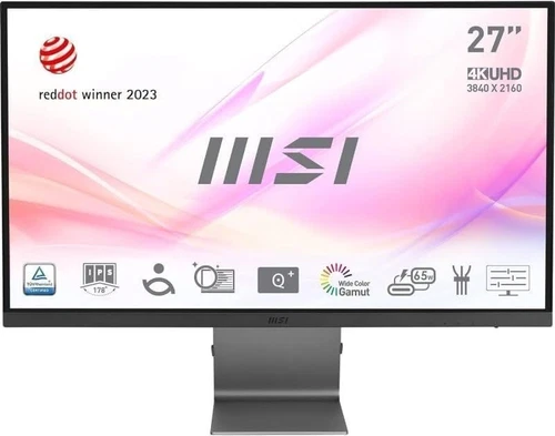 MSI 27" 4K UHD 2160p IPS Panel 60hz 4ms 2 x HDMI DP 1.2a USB-C Modern MD271UL - Picture 1 of 7