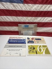 Vintage 1967 Amc Rambler Rebel Owners Manual Set Vintage 1967 Amc Rambler Rebel Owners Manual Set