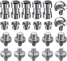 Camera Screw Kit 22 Pcs Dring Quick Release Plate Mount Screw 1/4"20 And 3/8"16