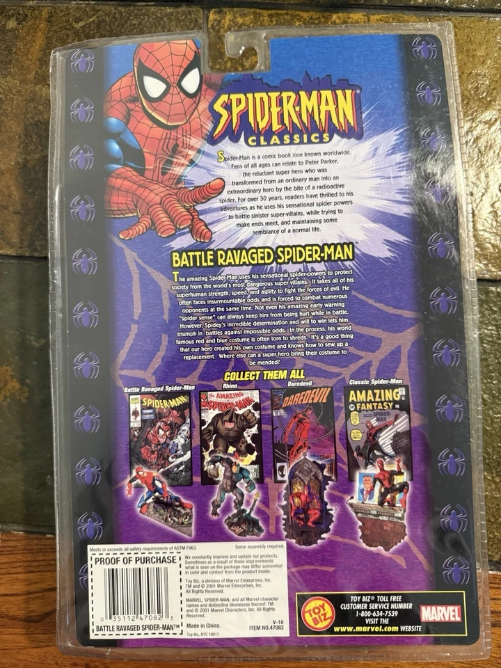 Figura de acción clásica de Spider-Man serie 2 de Marvel Legends ToyBiz Foto 2 de 2