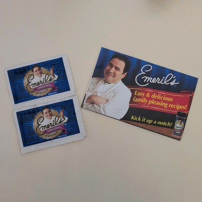 Emeril's Original Essence Seasoning Blend 2 Sample Packets No Exp Date 15+ Y.O. 