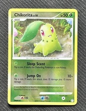 Pokemon - Mysterious Treasures - Chikorita (Reverse Holo) #77/123 - LP on eBay