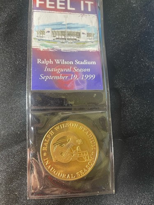 #ad Buffalo Bills Coin Ralph Wilson Stadium Inaugural Season 1999 Football $25.00