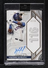 2022 Topps Luminaries Home Run Kings Auto 12/15 Yordan Alvarez #HRK-YA Auto 6ns