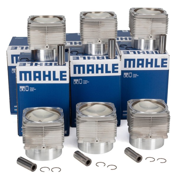 6X Mahle Kolben Reparatursatz FüR Porsche 964 3.6 Carrera / RS 96410391522-image