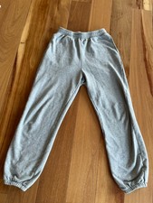 Uniqlo Women  s Jogger Sweat Pants Gray 100 Cotton EUC . B23