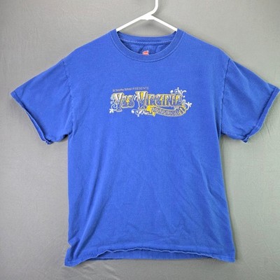 Hanes Yes Virginia The Musical T-Shirt Medium Blue St Timothy Cast 2015 Cotton