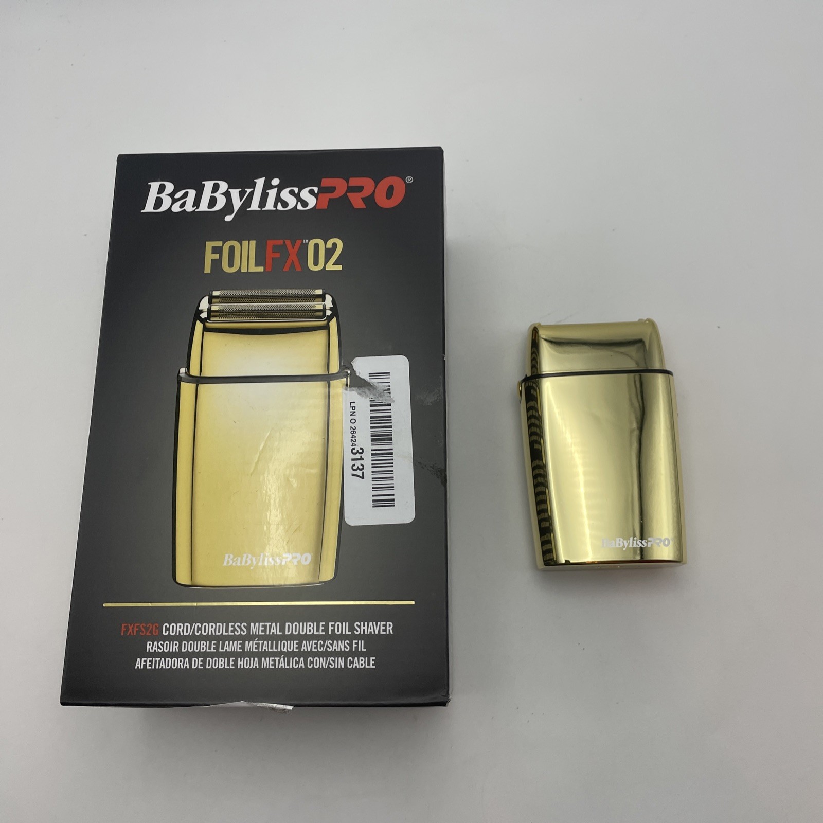 READ BaBylissPro GoldFX FoilFX02 Cord/Cordless Metal Double Foil Shaver