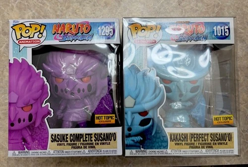 Funko Pop! Naruto Shippuden Sasuke Susano’o & Kakashi Susano’o Mint Condition
