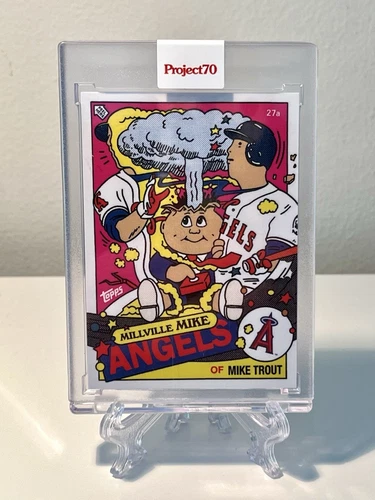 Mike Trout - Topps Project 70 #357 1985 GPK / Ermsy 1/10,000 Adam Bomb 💣 