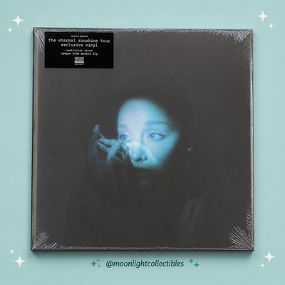 Ariana Grande eternal sunshine tour exclusive vinyl lenticular cover opaque blue