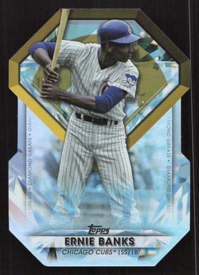 2022 Topps Ernie Banks Diamond Greats Die Cuts #DGDC-8 Card