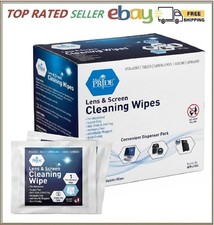 Anti-Fog Lens and Screen Cleaning Wipes for Eyeglasses, Touch Screens, Premoiste