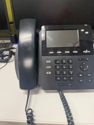 USED Digium D62 2 Line Color Display Black IP Phone Sangoma 1TELD062LF