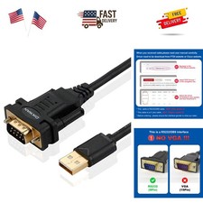 USB to RS232, USB Serial Adapter with FTDI Chipset,USB 2.0 to Male DB9 Serial...