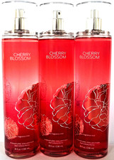 Bath Body Works Original CHERRY BLOSSOM Fine Fragrance Mist 8 oz/236 mL NEW x 3
