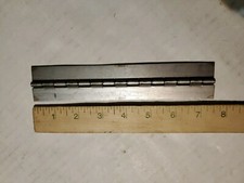 STEEL PIANO CONTINUOUS HINGES WELDABLE UNFINISHED NO HOLES 7.5" Long