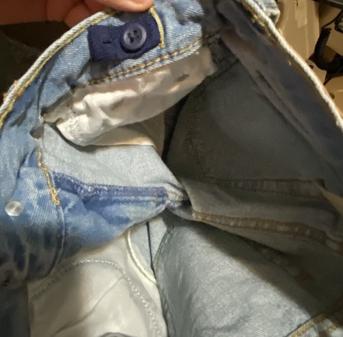 Levi Strauss Youth Size 8 Boys Adjustable Waist Distressed Denim Short NEW NWT - Picture 15 of 16