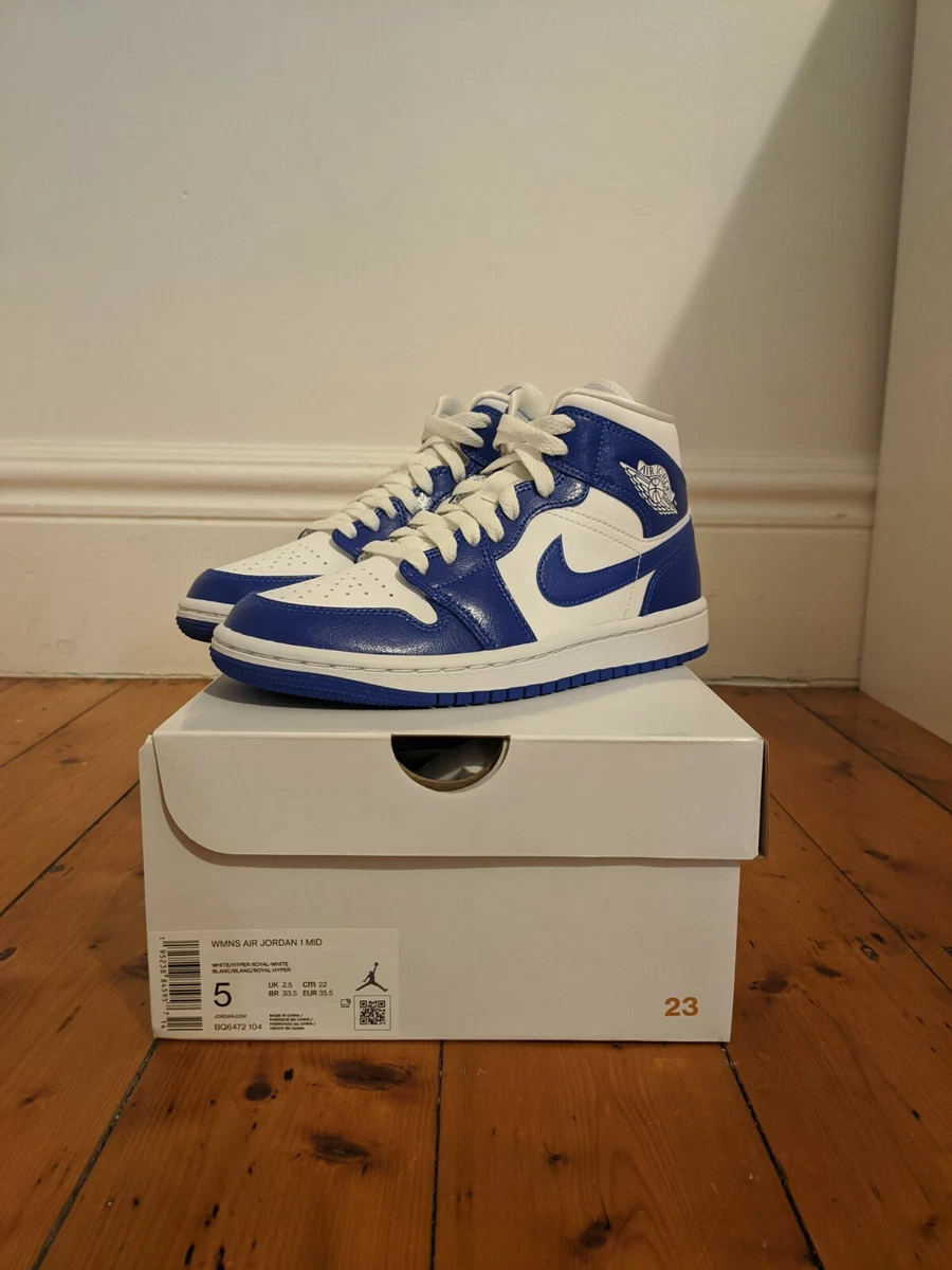 Air Jordan 1 Mid Kentucky Blue (W) US 5W (Deadstock)