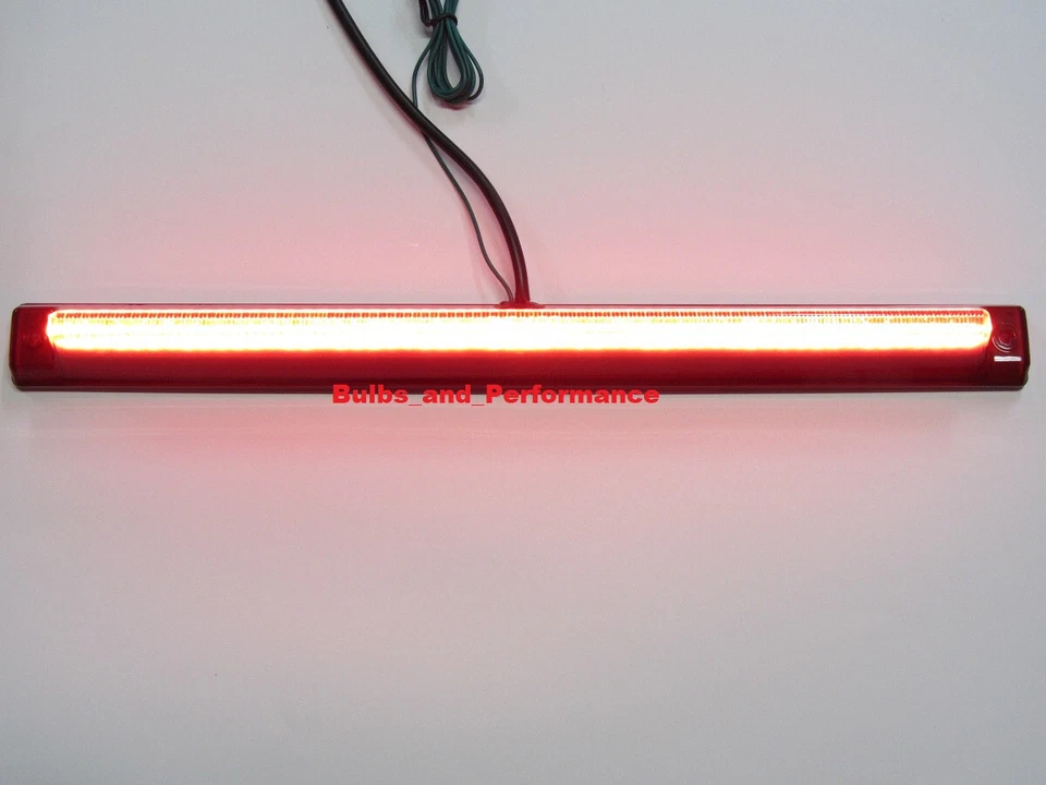 RED LENS LED REAR TAILGATE LIGHT BAR BRAKE LAMP for 2006 - 2018 RAM 2500 3500 - Image 3 of 4