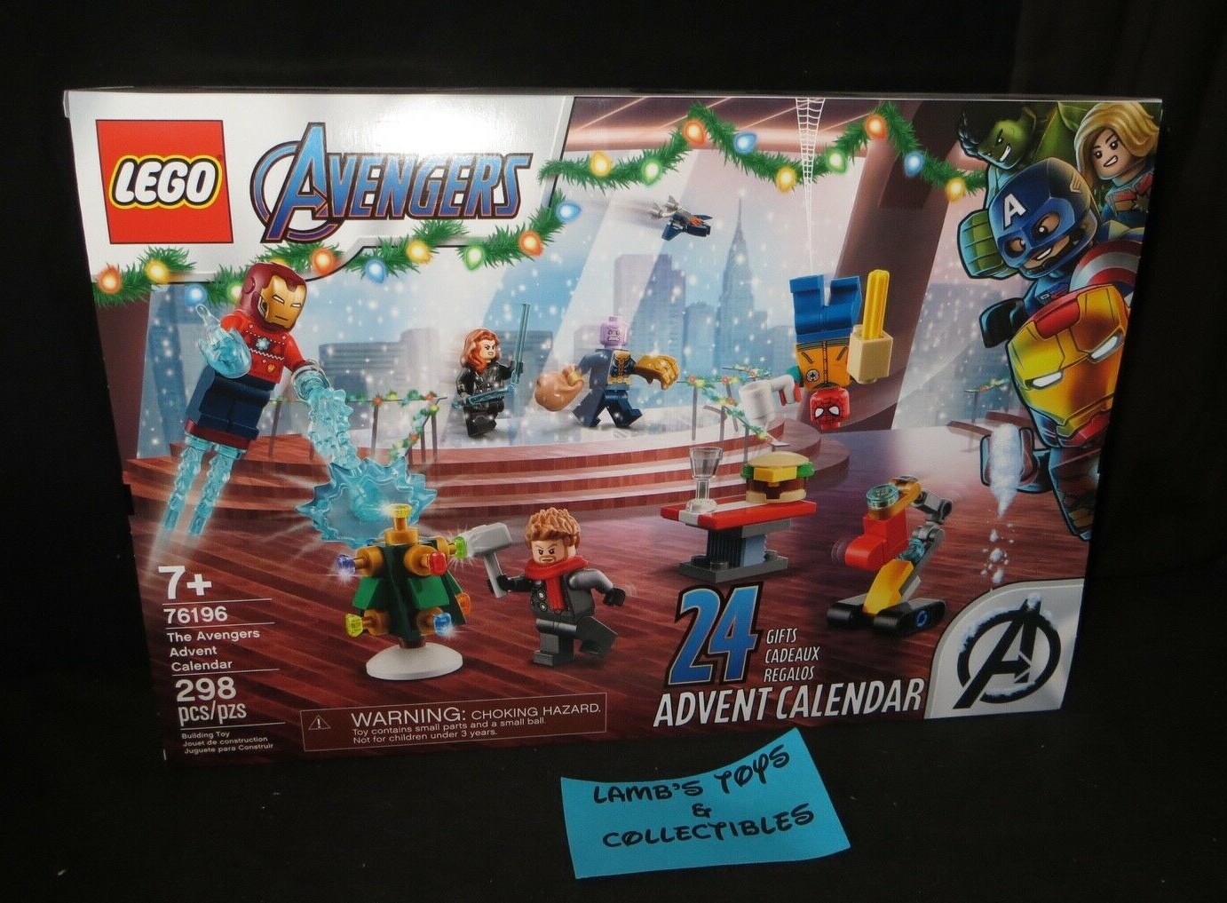 LEGO 76196 Marvel Super Heroes: The Avengers Advent Calendar 298 pieces 2021 Set