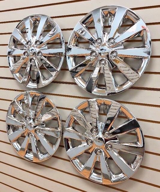 NEW 16" CHROME Hubcap Wheelcover SET that FITS 20132019 NISSAN SENTRA