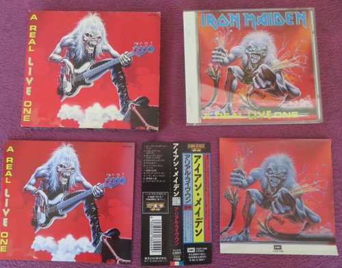 JPN w/Obi - Iron Maiden – A Real Live One _ w/ Sticker _ TOCP-7598