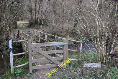 Foto 6x4 West Somerset: Fußgängerbrücke Coppleham A Fußgängerbrücke Richtung c2014