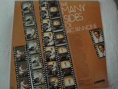 THE MANY SIDES OF RIC IANNONE VINYL LP AUTOGRAPHED ALBUM WERSI ORGAN PIANO EX