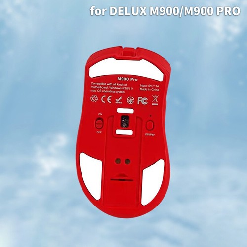 Non-Slip Mouse Foot Pad Sticker For DELUX M900/M900 Pro Gaming Mouse PC Comp _yi - Afbeelding 2 van 10