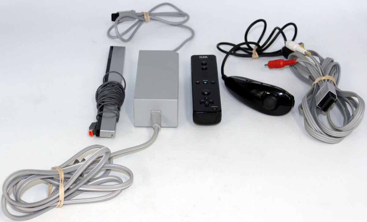 その他 Nintendo RVL-A-CJW Nintendo Wii Console Sensor A/V Cord Power Supply Controller