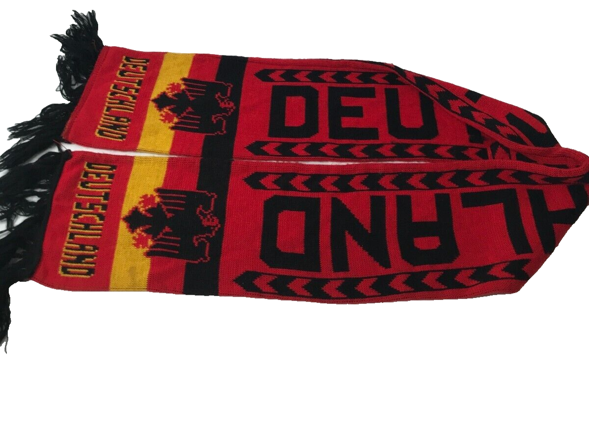 Écharpe Supporter Allemagne – German Soccer Federation – Foulard Football Unisexe (Made In Germany)