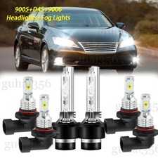 For Lexus Es350 2007-2012 Led Hid Headlight Highlow Beam Fog Light Bulbs Kit
