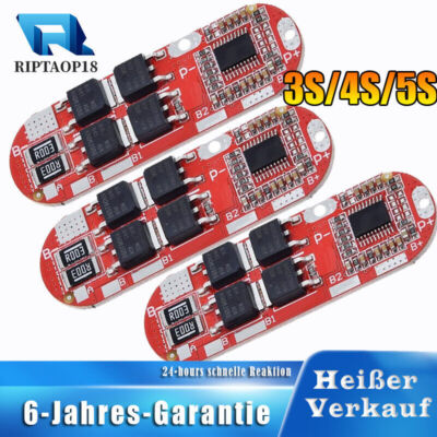 3S 4S 5S 25A Lithium Battery Protection Board Module for 18650 Li-ion BMS 3.7V