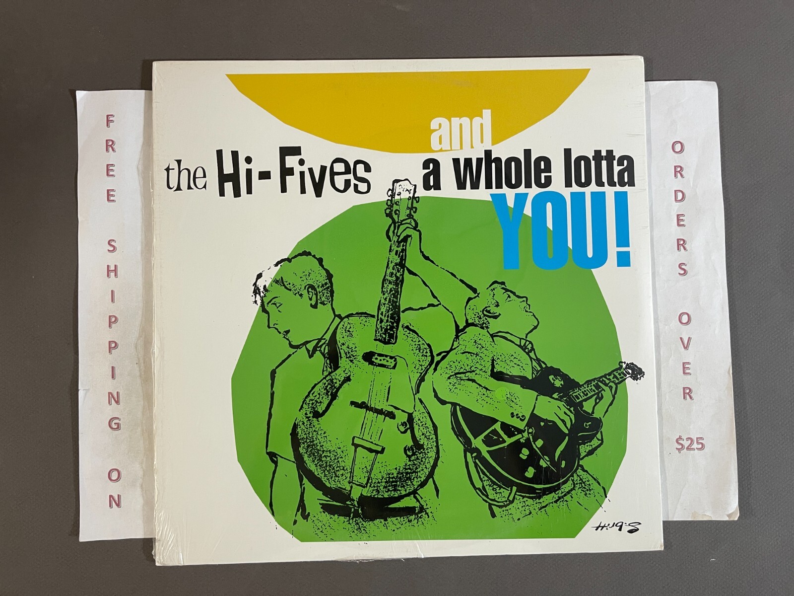 SEALED THE HI-FIVES AND A WHOLE LOTTA YOU 1997 LP LOOKOUT RECORDS