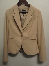 The Limited Collection Tan Light Brown Blazer Suit Coat Jacket Ladies 2 EUC