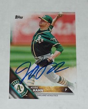 JESSE HAHN SIGNED AUTO'D 2016 TOPPS CARD #229 SAN DIEGO PADRES OAKLAND ATHLETICS