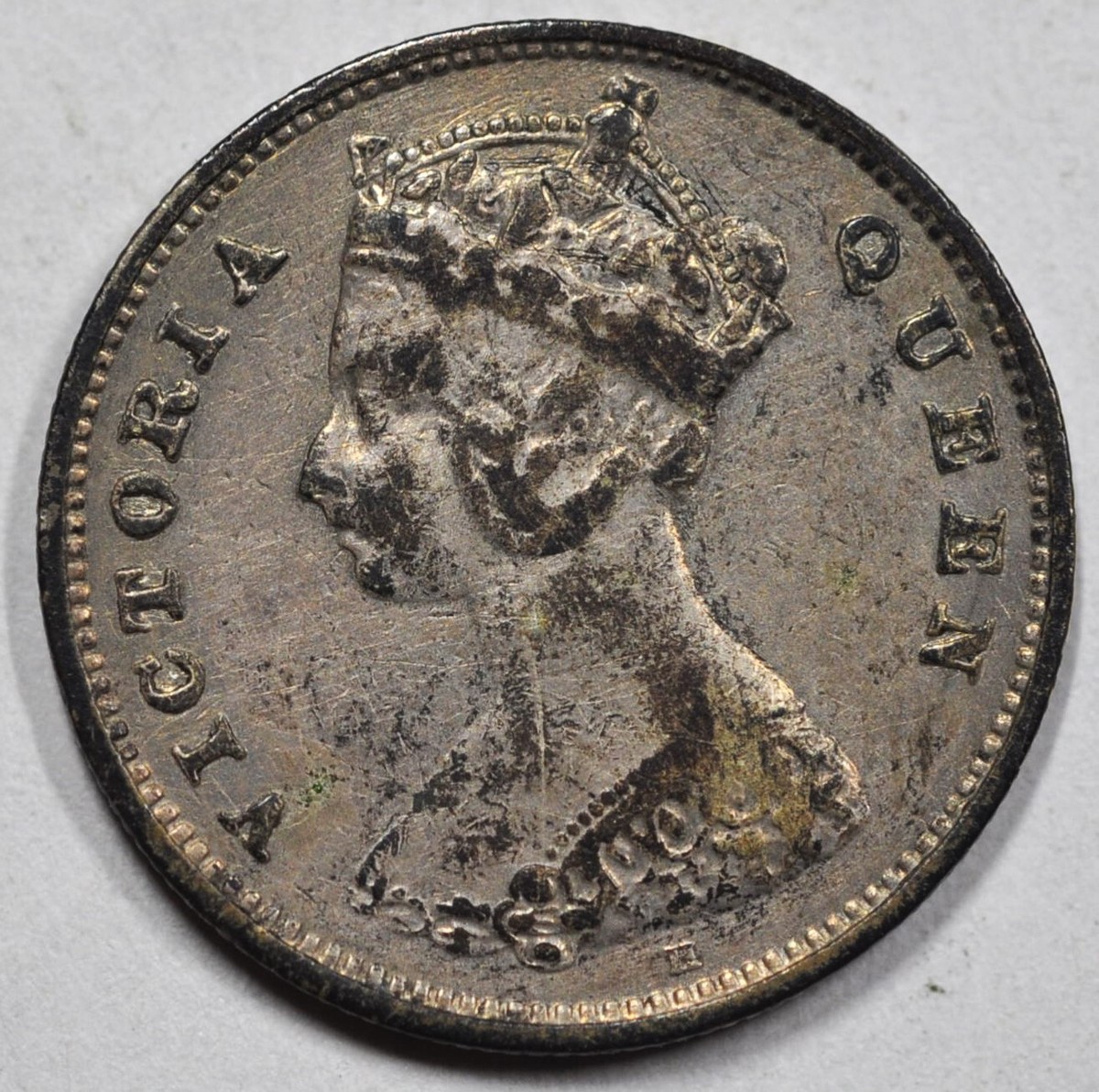 中国銀幣　香港銀幣　1890年　香港貳毫 上品　本物です。希少　美品 中国銀幣 香港銀幣 1890年 香港貳毫 上品 本物です。希少 美品
