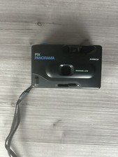 ANSCO PIX PANORAMA Compact 35mm Film Camera W Panoramic Lens Point  Shoot Rare