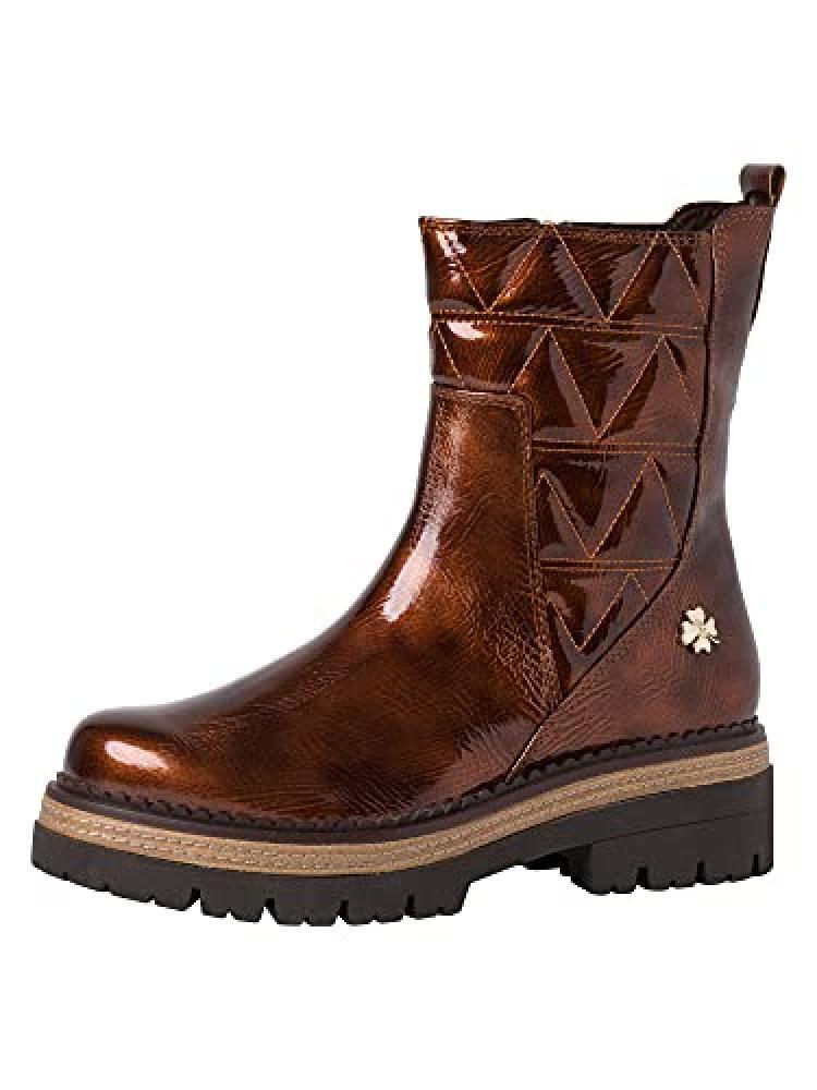 (TG. 39 EU) MARCO TOZZI Damen 2-2-86421-37 Boot, Barca Donna, Bronce Patent, 39