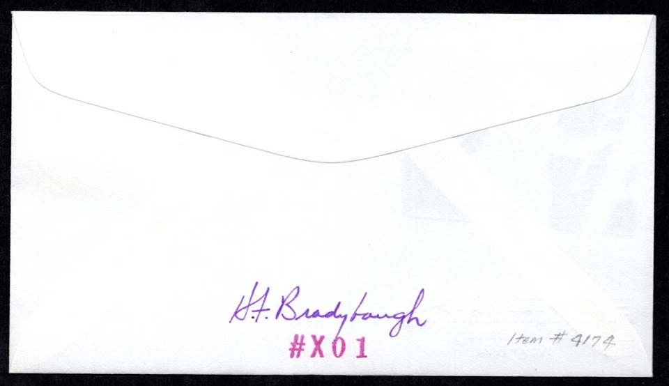 US 1994 FIRST APOLLO XI MOON LANDING $9.95 EXPRESS MAIL STAMP FDC WITH AUTOGRAPH - Image 2 of 3