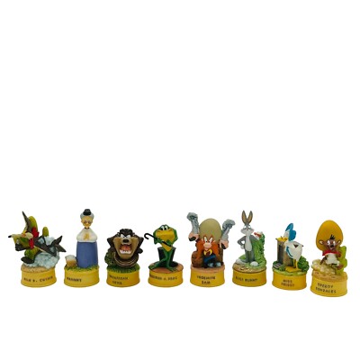 Lenox Looney Tunes Thimble Collection 8 Figures Bugs Bunny Taz Speedy NEW IN BOX