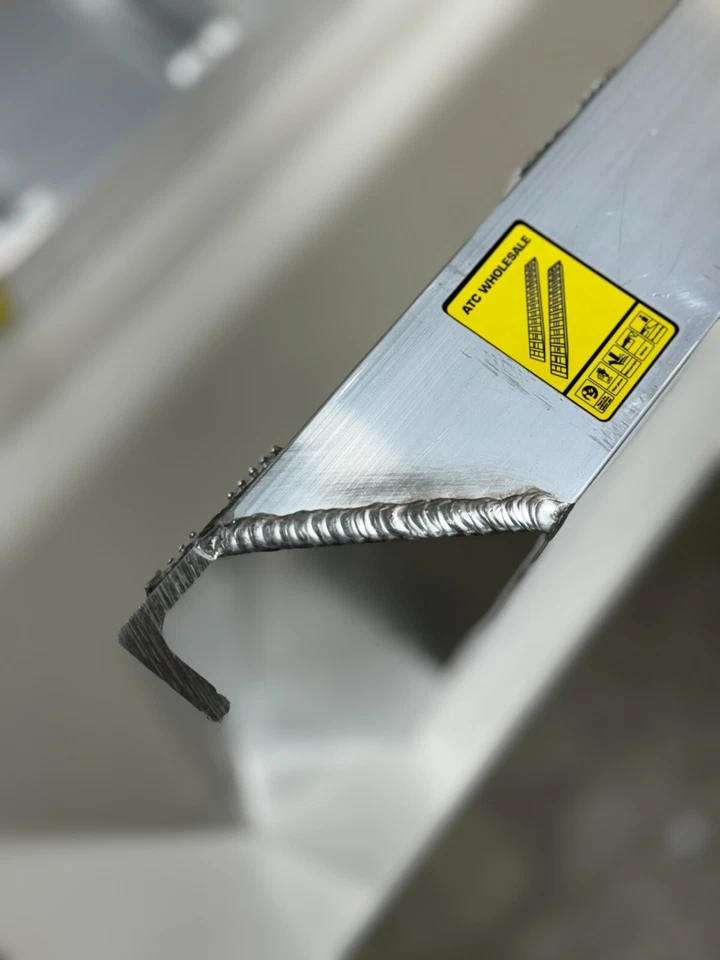 Pair of 87.5''X15'' 10000 LBS Aluminum Trailer Ramps Hook End - Image 3 of 4