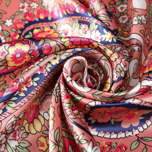 Satin Large Square Head Scarves - 4PCS Silk Like Neck Scarf Hair Sleeping Wraps - Picture 3 of 12