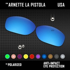Anti Scratch Polarized Replacement Lenses for-Arnette La Pistola Options