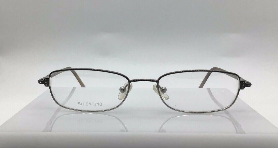Valentino V 5317 BlackSilver 001E Eyeglasses 50-17-135 WStones Store Display 18490₽